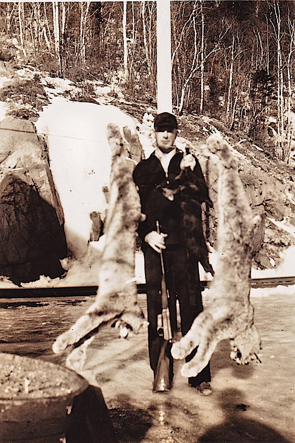 Raymond Evans with Lynx