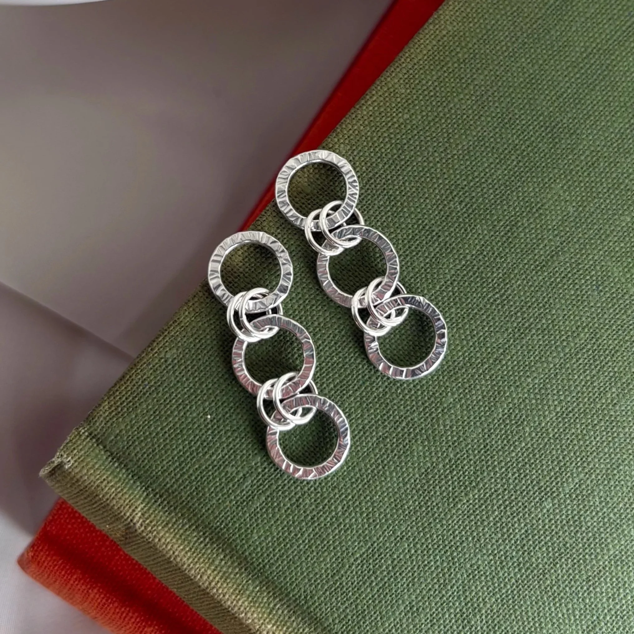 COMING SOON / Bark 3 Circle Earrings