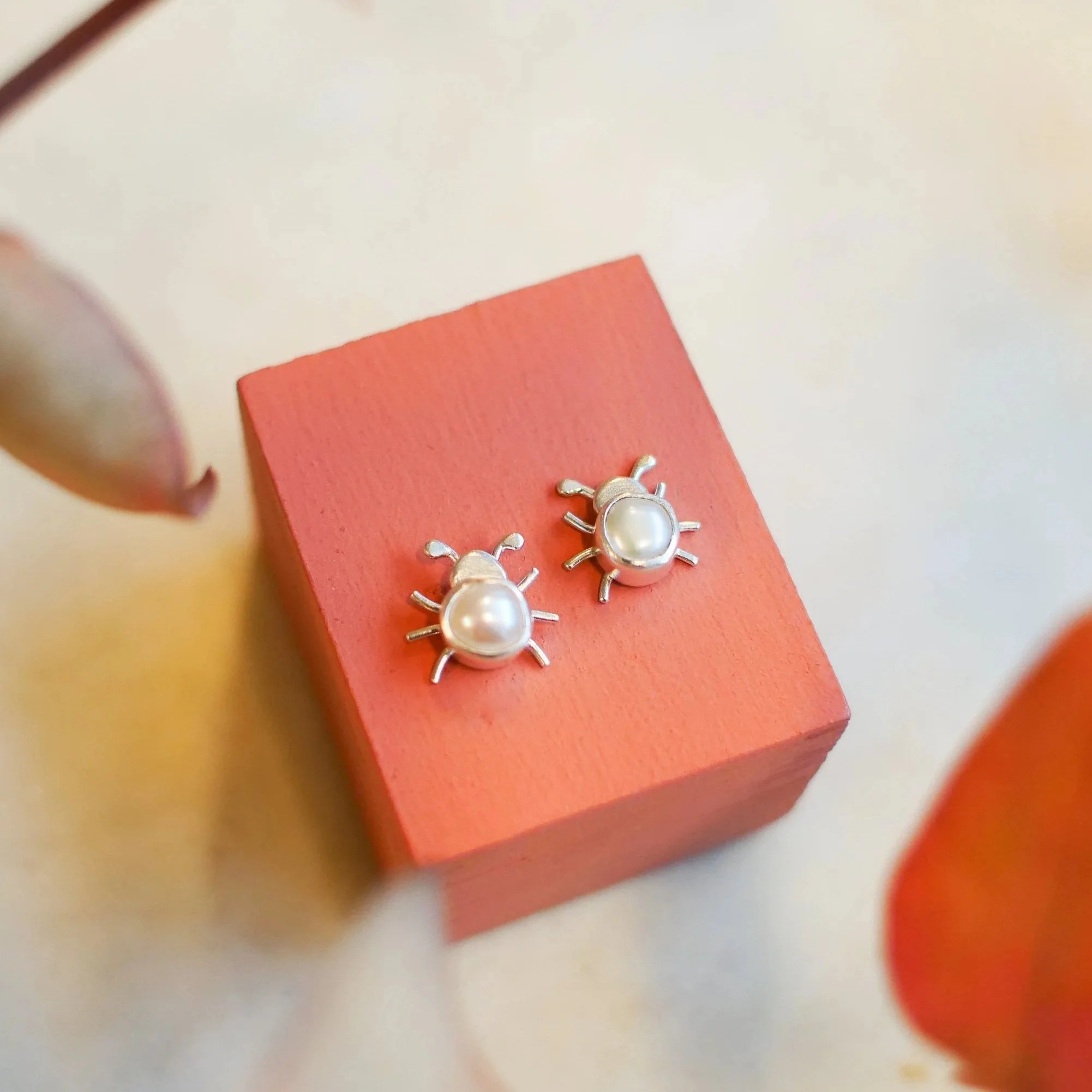 Pearl Bug Studs