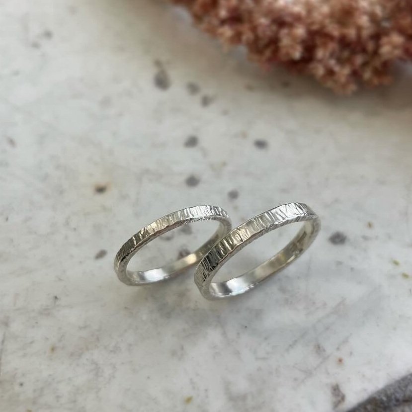 Bark Ring ~ 2/3mm