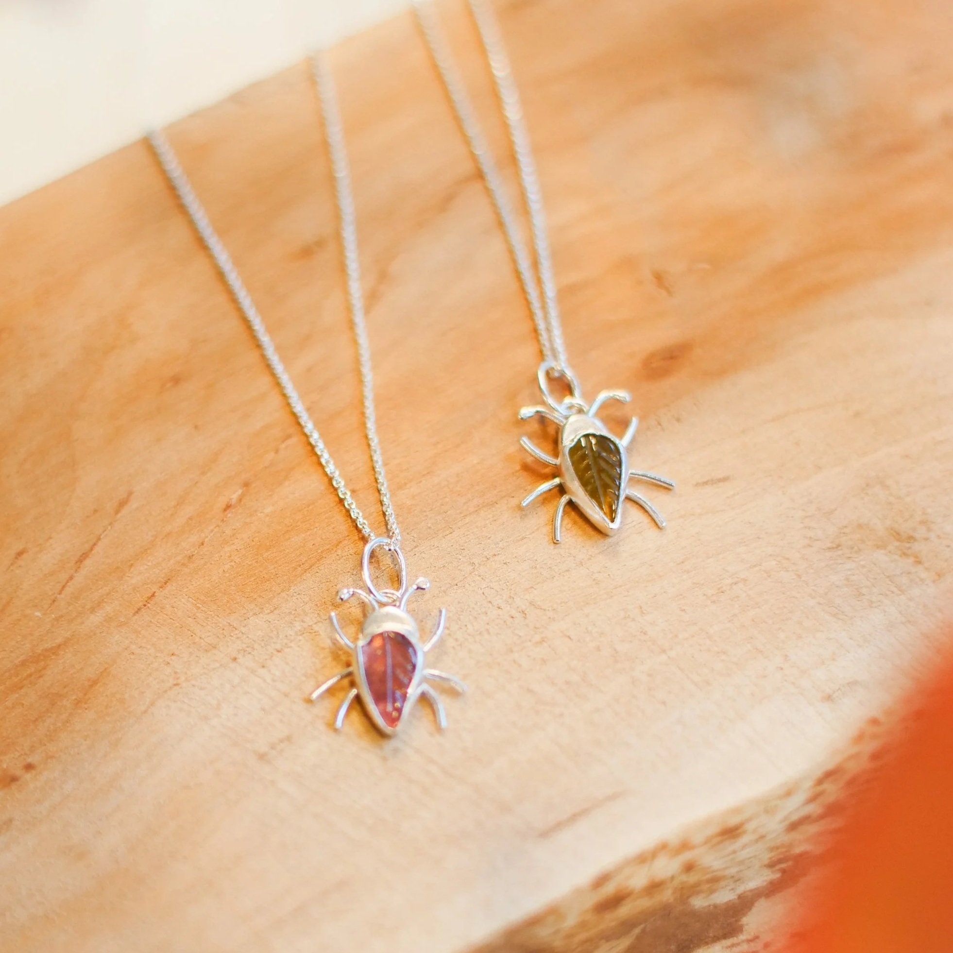 Leaf Bug Pendant Charm ~ Limited edition + Ready to Ship