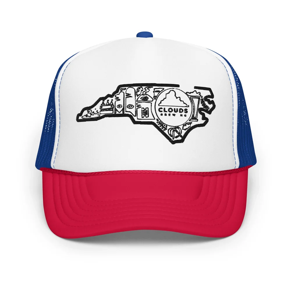 NC Trucker Hat — Clouds Brewing Beer for Raleigh Durham and Chapel