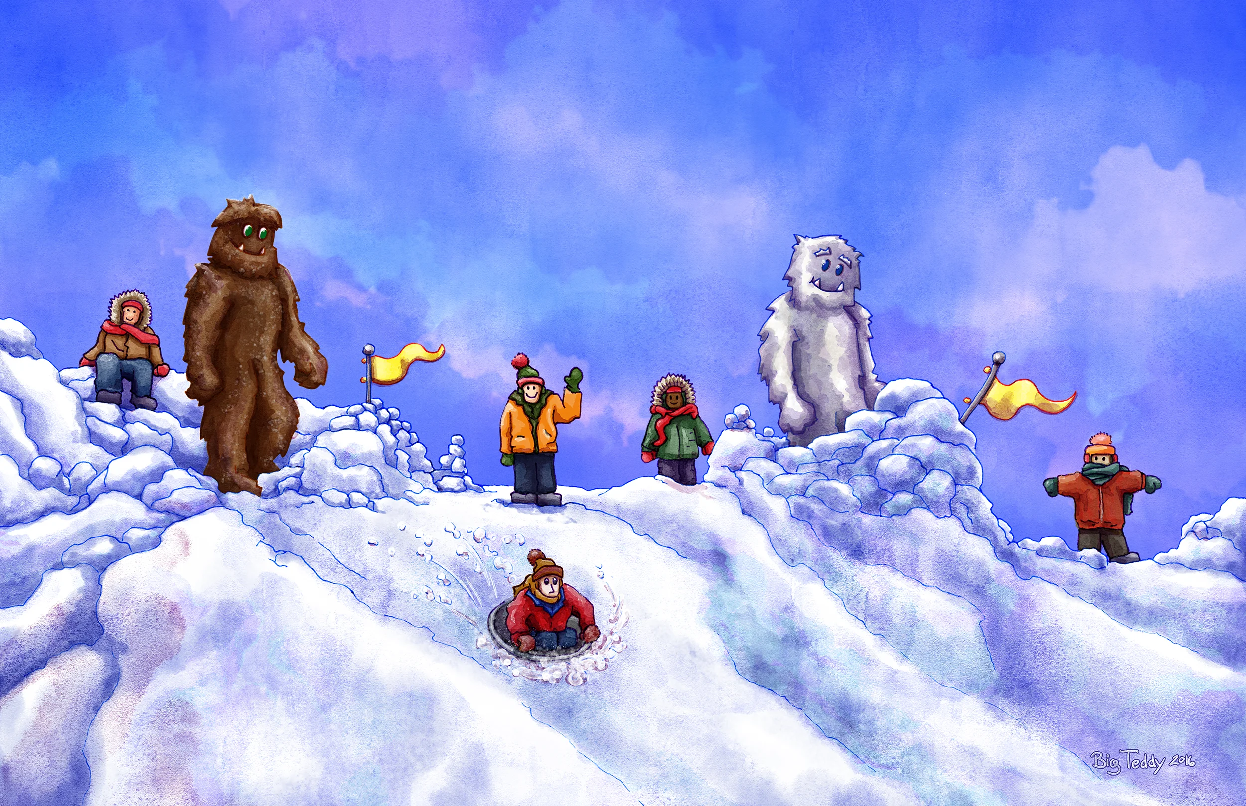 Fun With Yeti In Winter