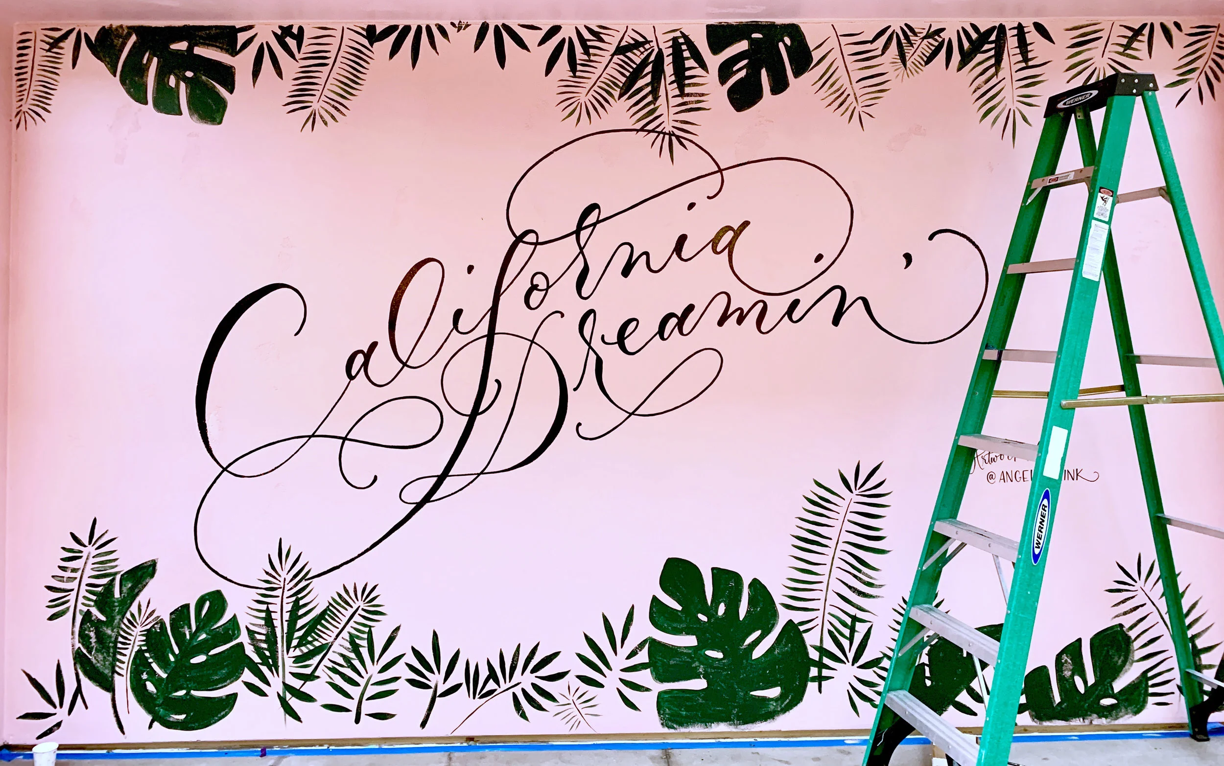 California Dreamin Shopping Center Mural