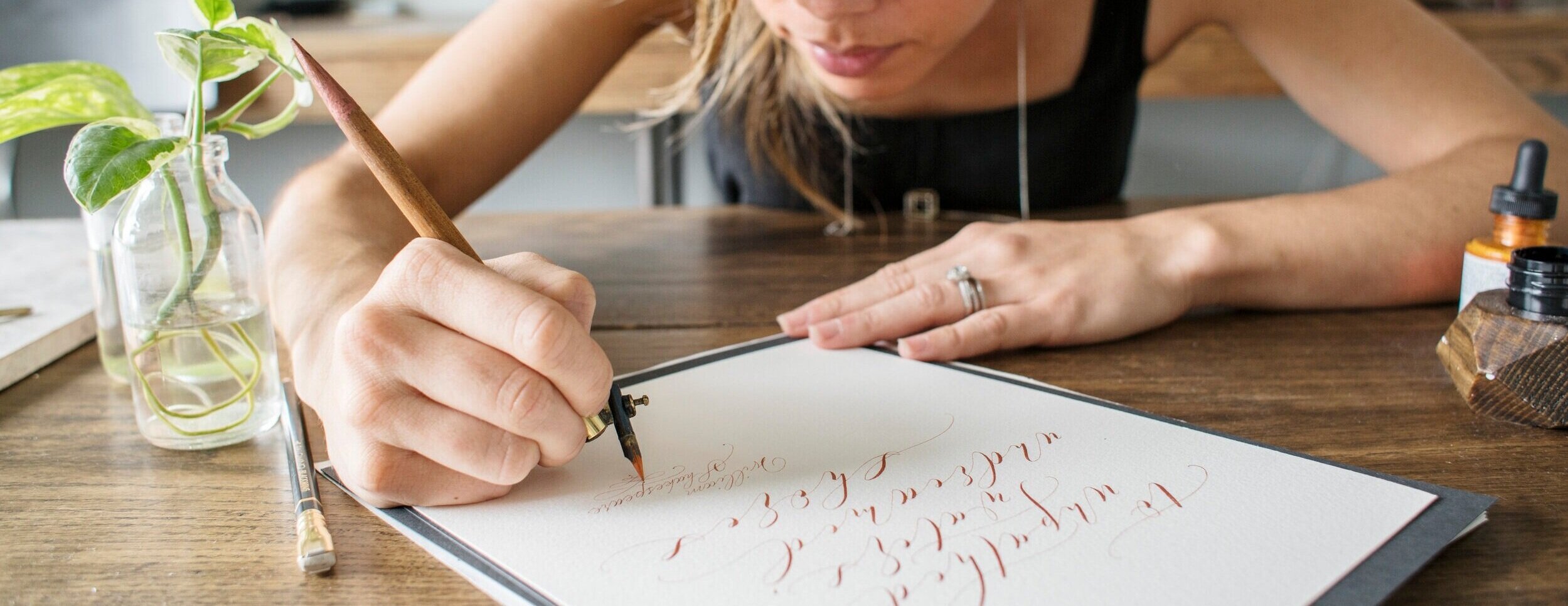 Live Calligraphy, On-Site Lettering & Engraving for Activations & Events —  Angelique Ink