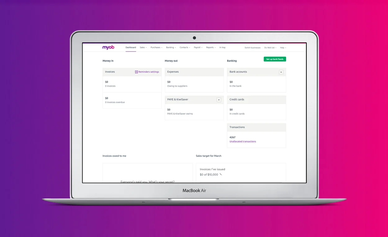 MYOB Essentials Accounting Software is Entirely Cloud-Based.