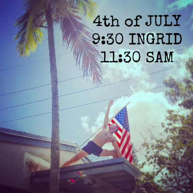 Owner Sam Levine-Triangle Pose July 4th 2017