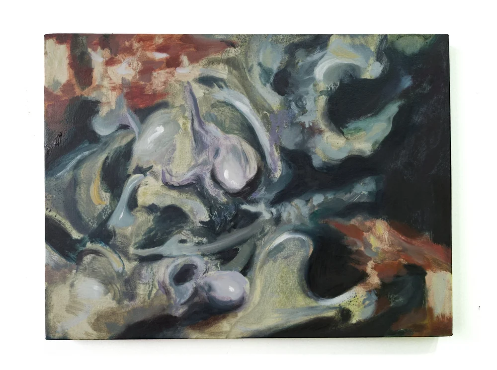  Mika Takahashi  Epilógo II , 2022 Oléo sobre tela 30x 40 cm 