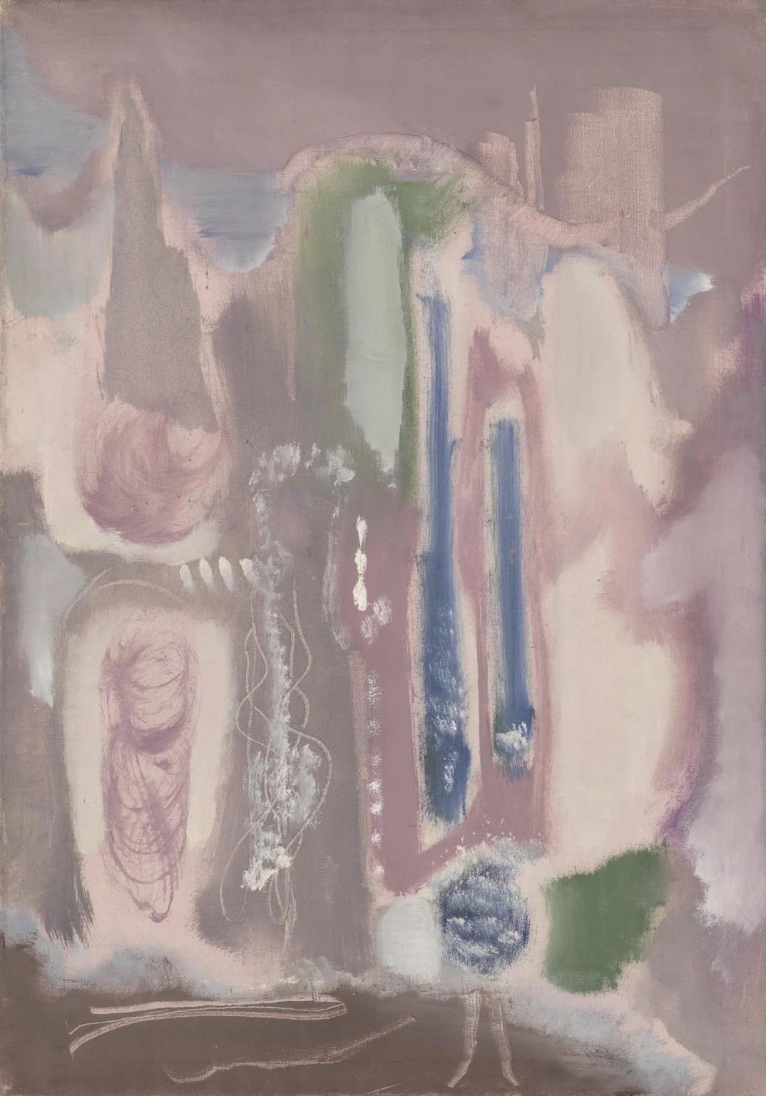 Mark Rothko Untitled, c. 1946-7 Óleo sobre tela Crédito: Tate. © Kate Rothko Prizel and Christopher Rothko/DACS 2025.