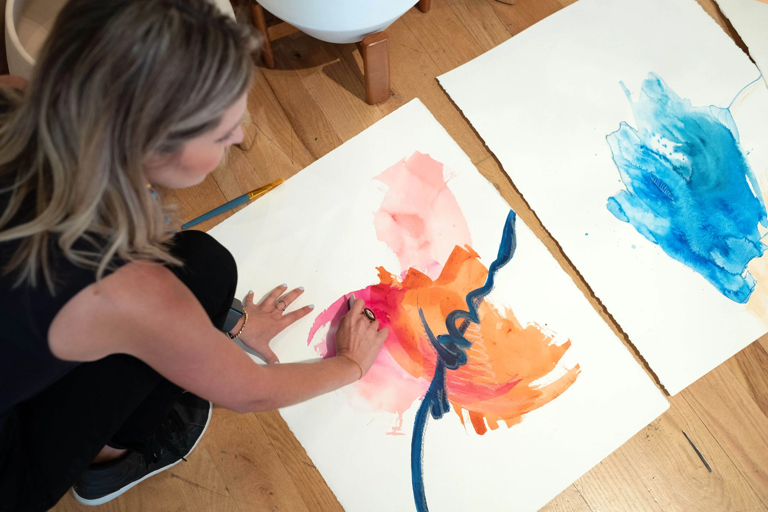 " The Colors of Sound "    12/28/19  Creative Workshop at West Elm Midtown Miami