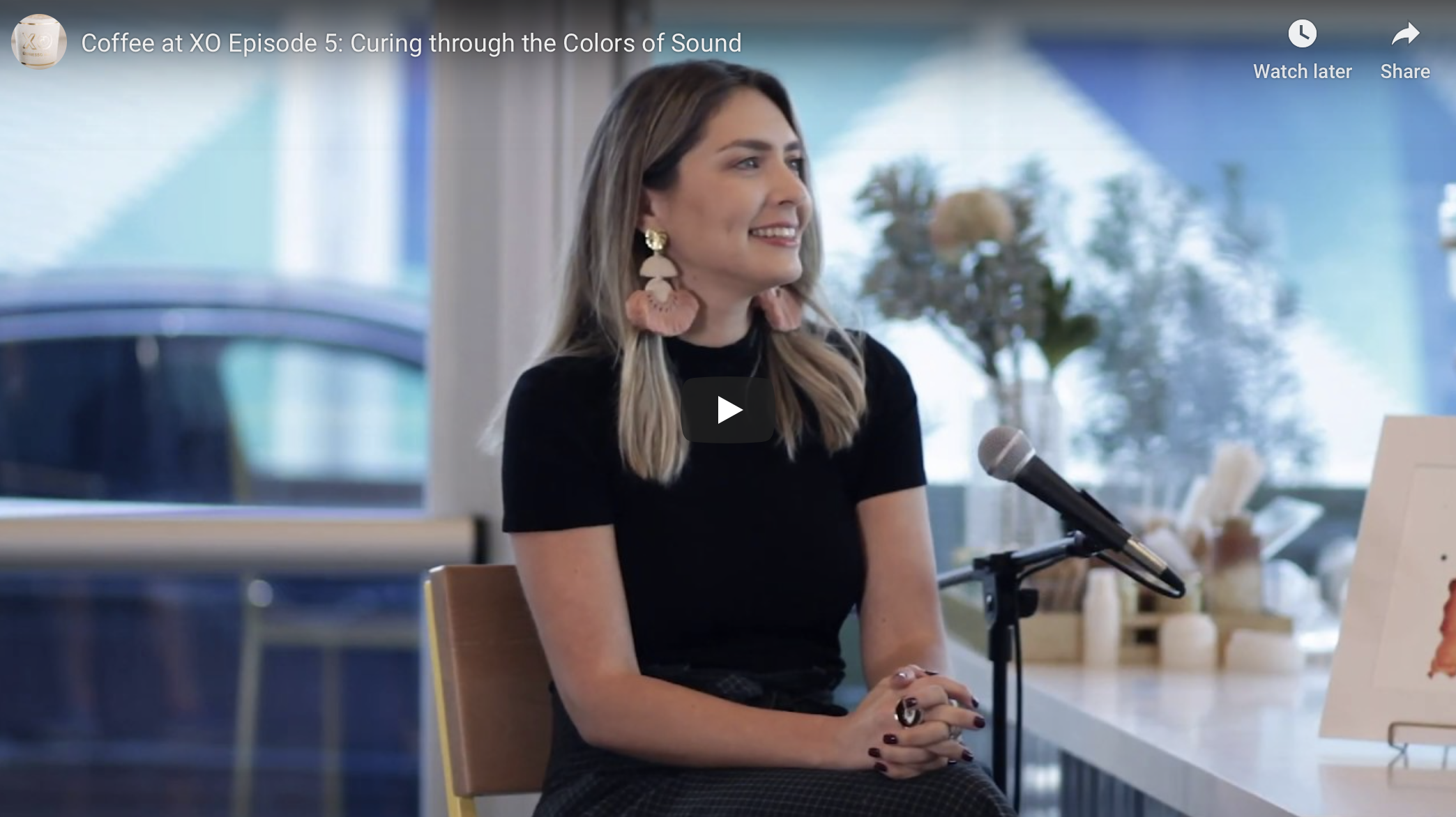 Curing through the Colors of Sound