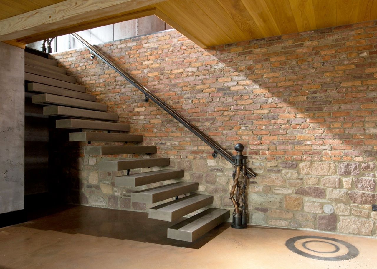 Horse Farm Floating Staircase