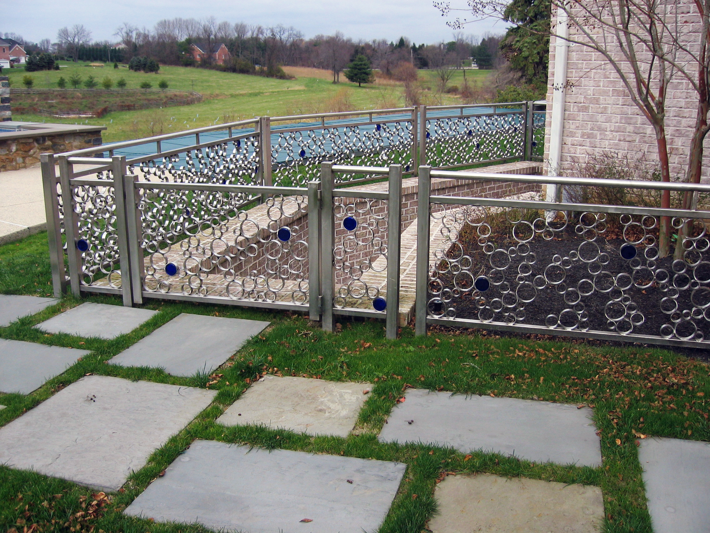 Concentric Railing and Gate