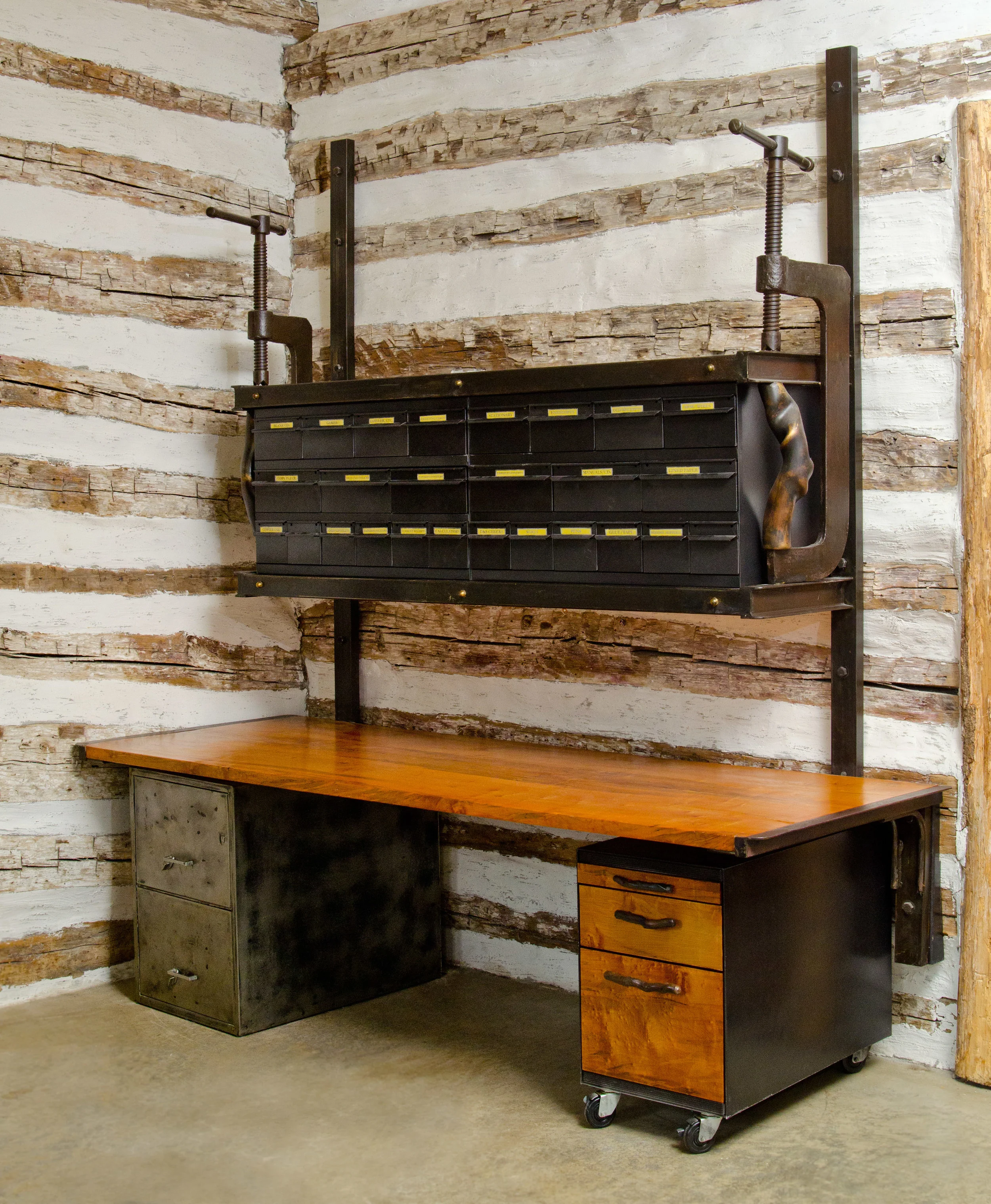 Cooper Den Shelf Desk