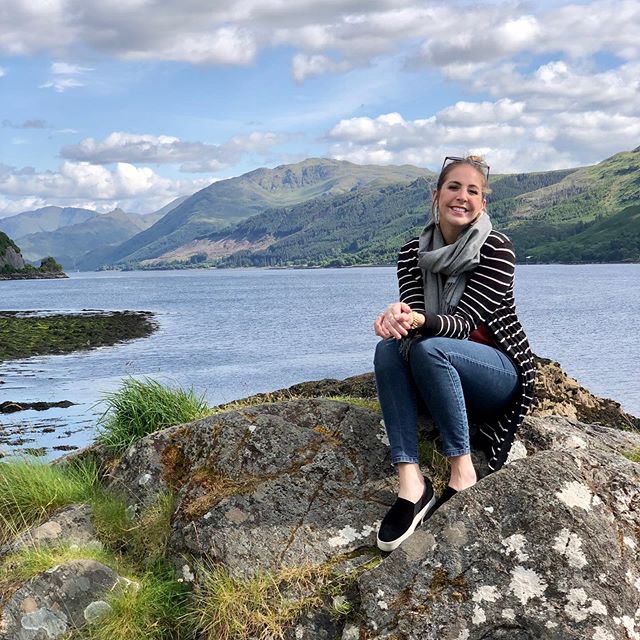 Dreaming blue and green and Scottish castles 💙💚