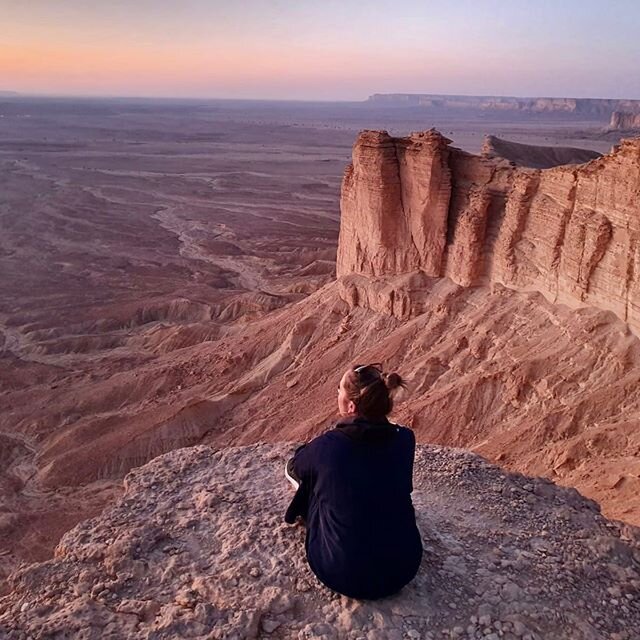Literally felt like the edge of the world. What an incredible place to reflect on this past year and think about what I want to achieve in 2020. So humbled to have my eyes opened in a way I would have never imagined. Thank you Saudi, thank you Mastro