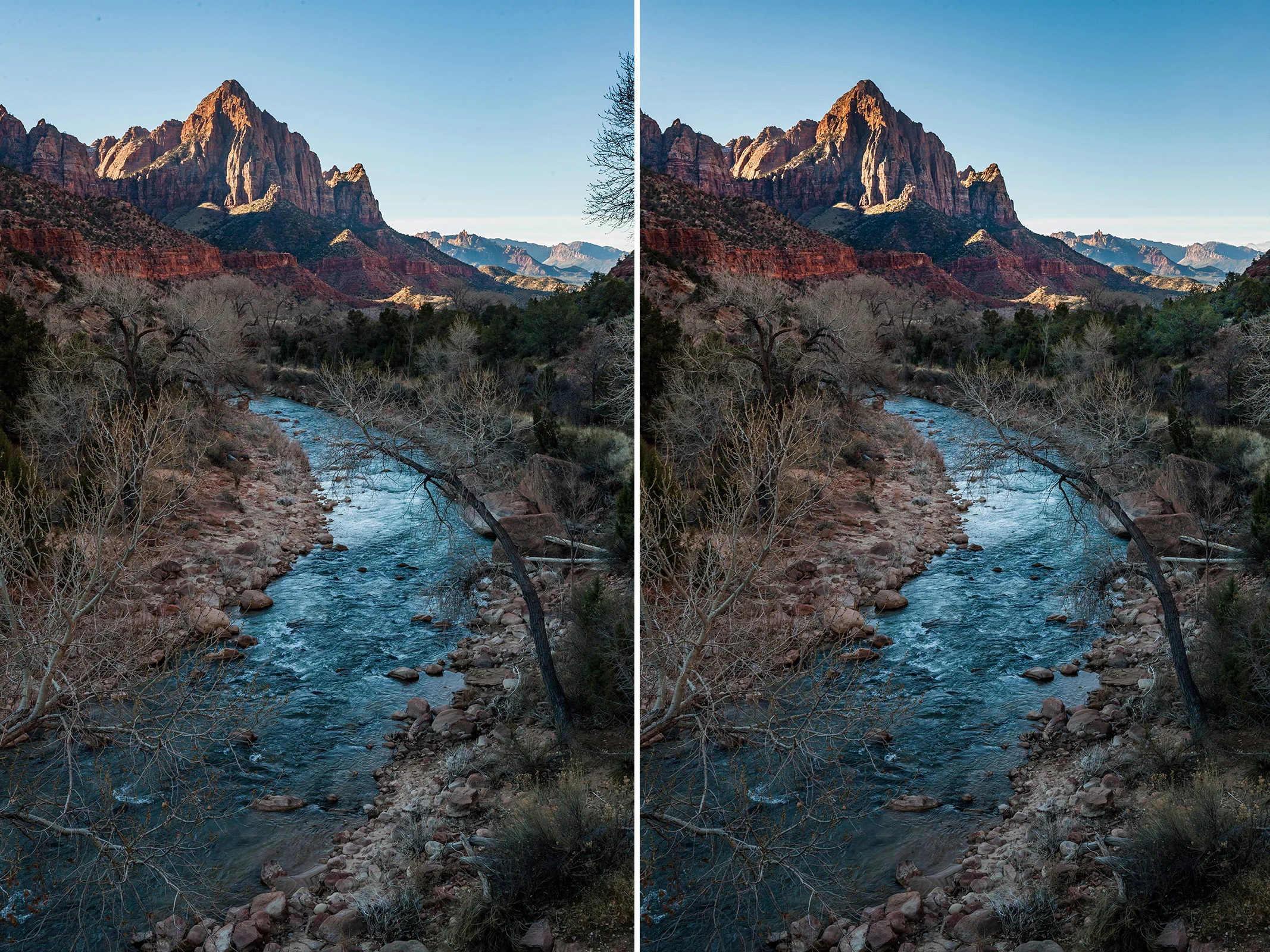 Zion NP – 2006, comparison 2