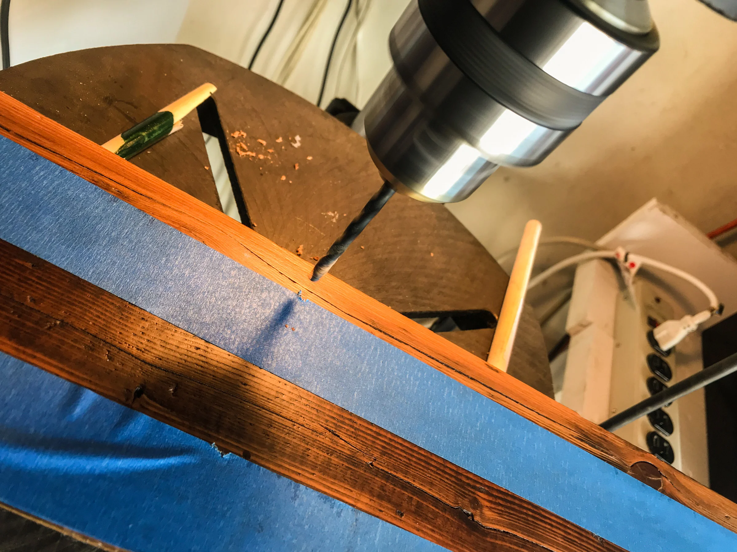 While this wasn’t expensive hardwood, it wasn’t particle-board either. So measuring is important. ;)