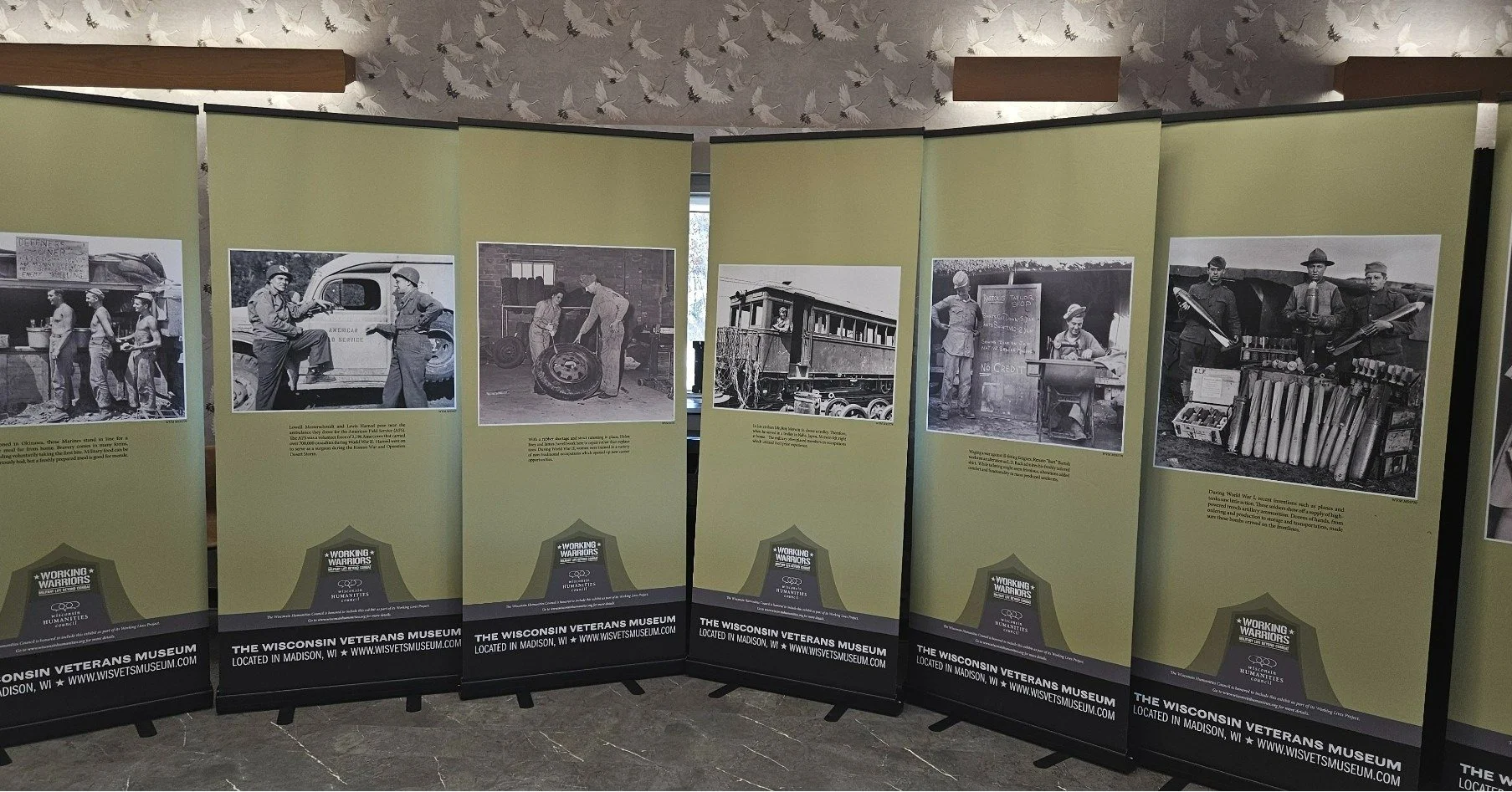 Veteran's Day is just under a week away, but we think that they're worth celebrating beyond November 11th. 
Visit Rome has the privilege of hosting the &ldquo;Working Warriors&rdquo; traveling exhibit from the Wisconsin Veterans Museum in Madison thr