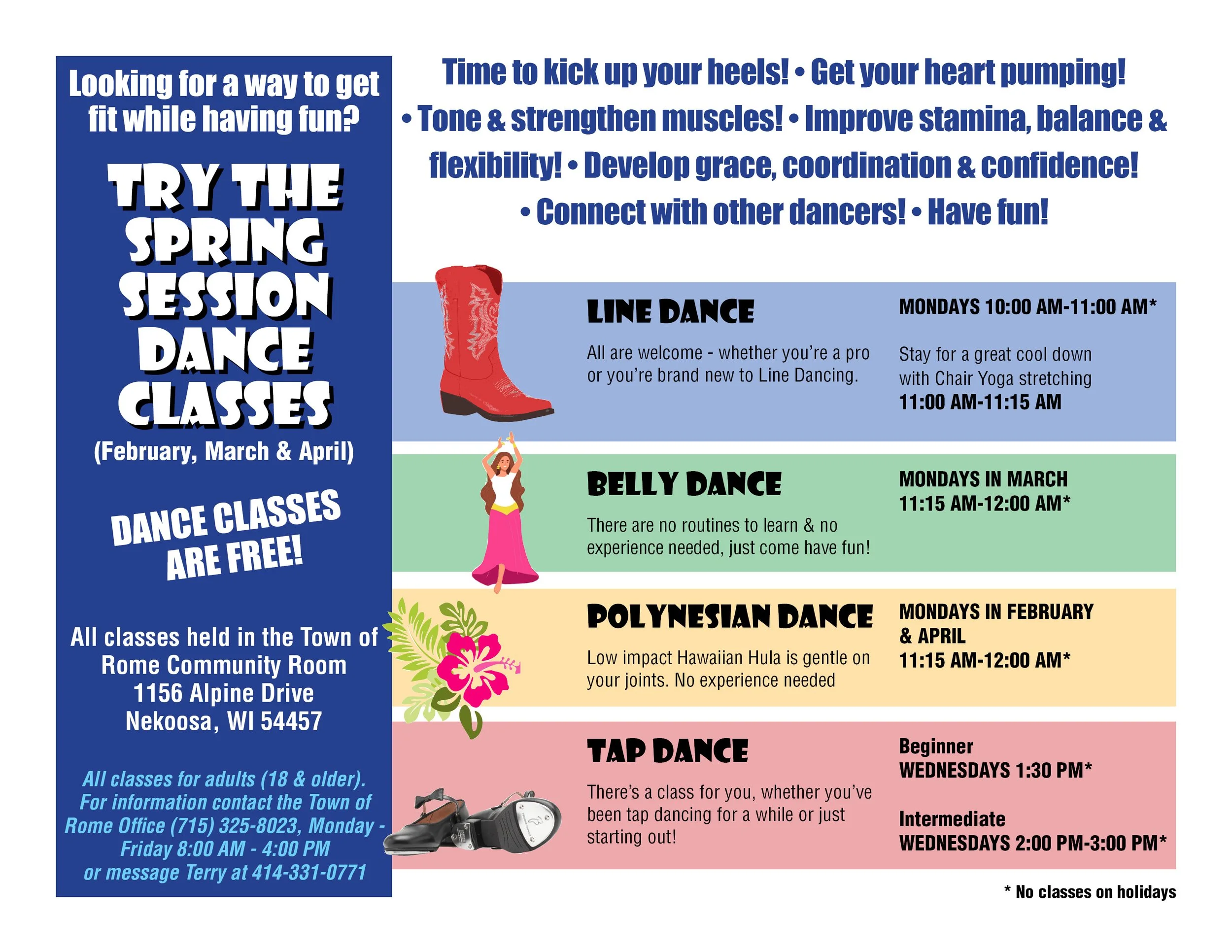 Spring Dance Class: Line Dancing