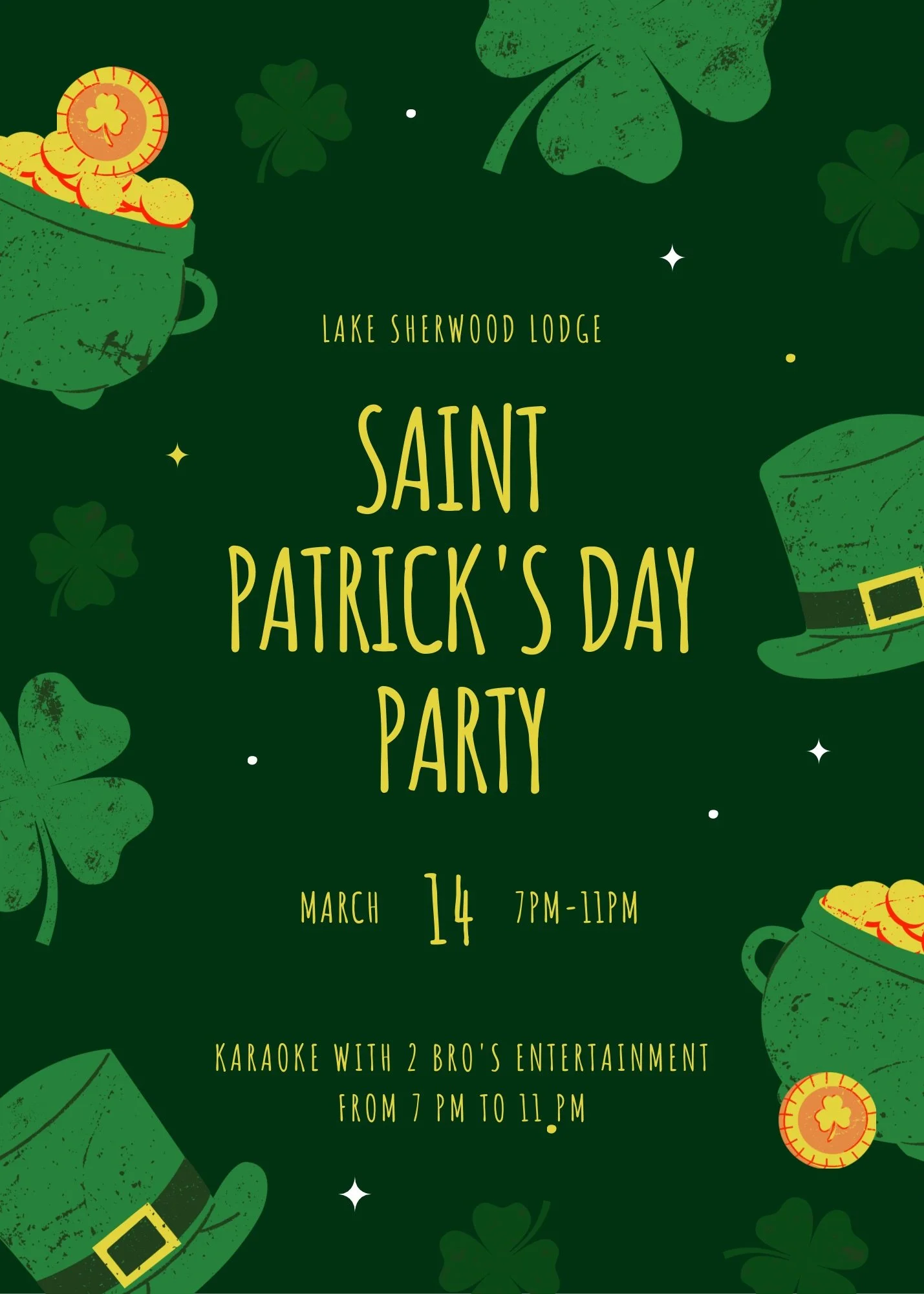 St. Patrick's Day at Lake Sherwood