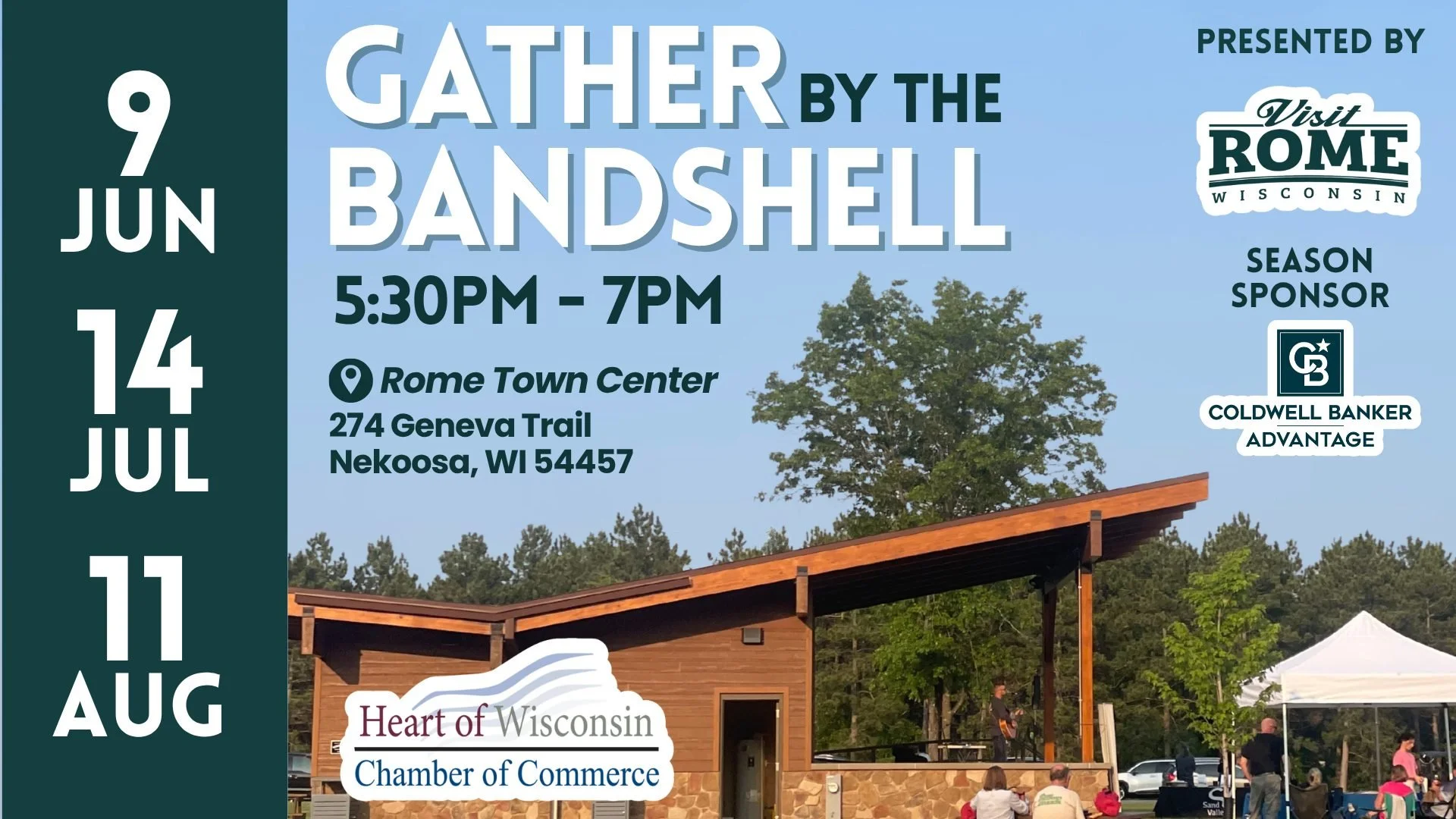 Heart of Wisconsin "Gather by the Bandshell"