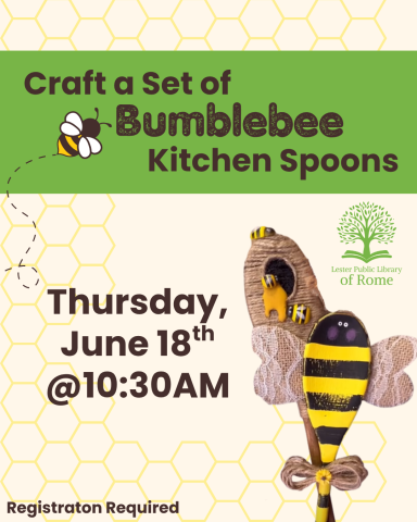 Craft a Set of Bumblebee Kitchen Spoons