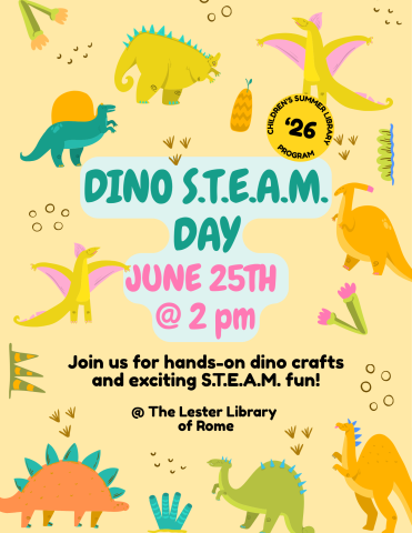 Dino S.T.E.A.M. Day