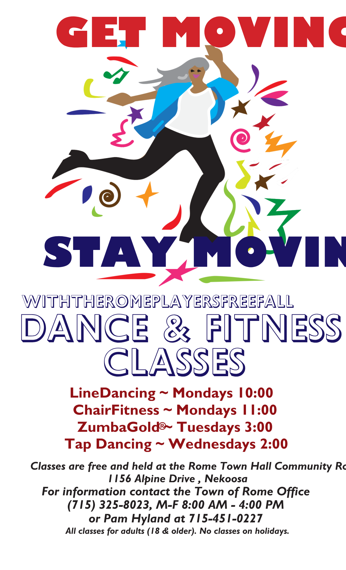 Rome Players Dance &amp; Fitness Class: Line Dancing