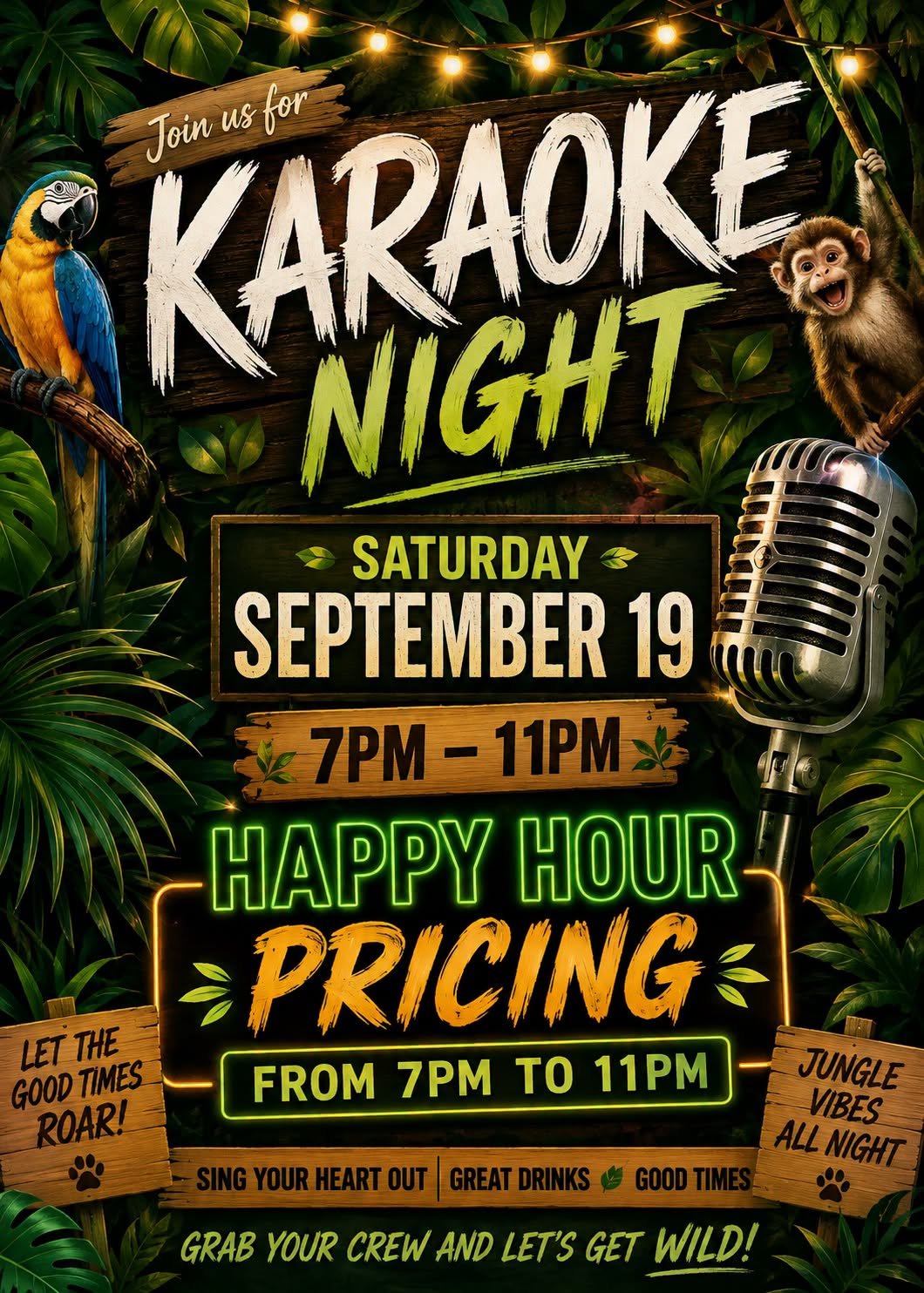 Jungle-Themed Karaoke