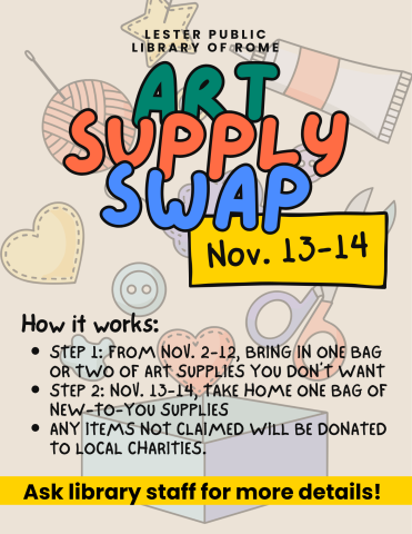 Art Supply Swap