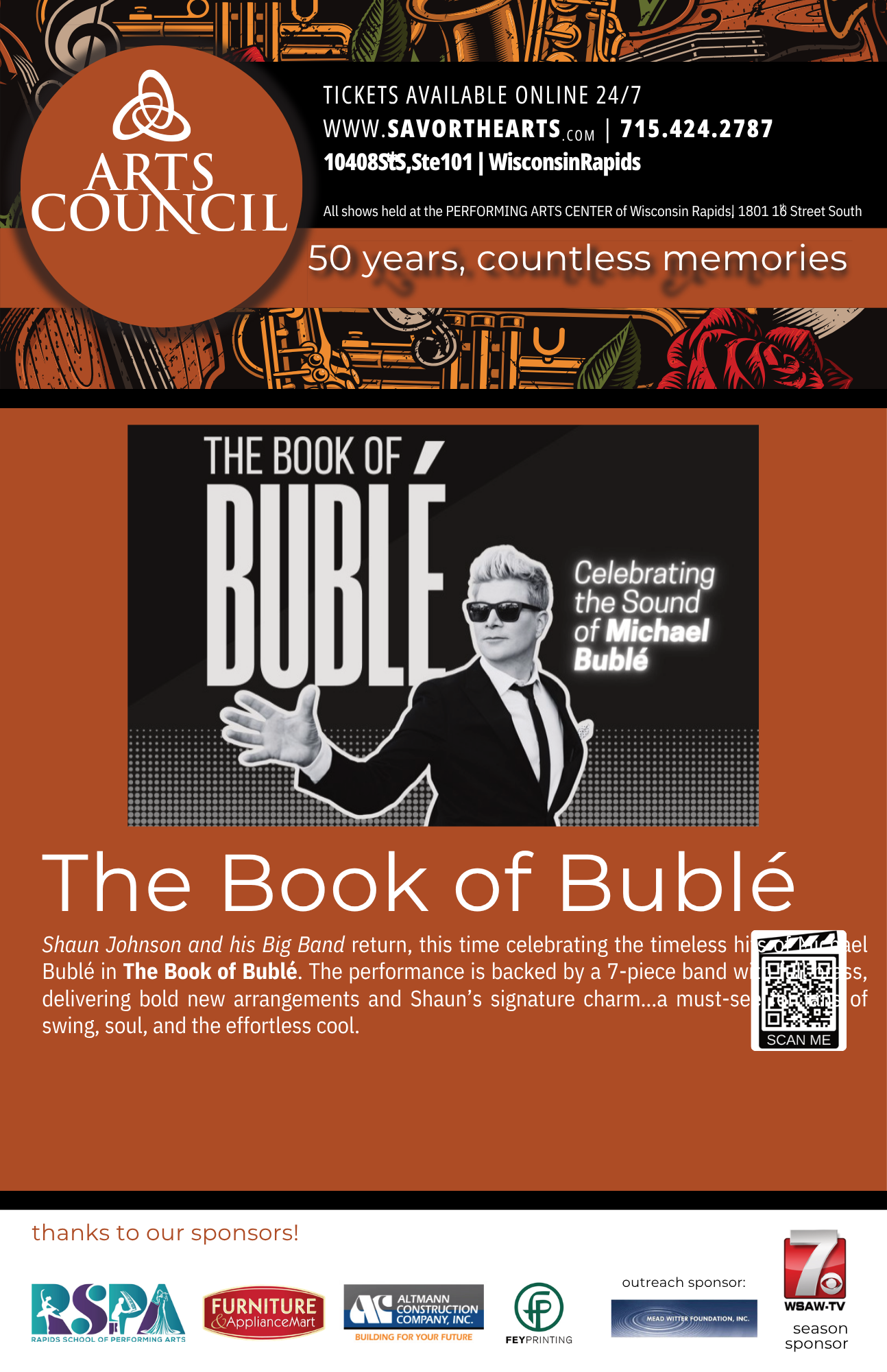 Arts Council of South Wood County: The Book of Bublé