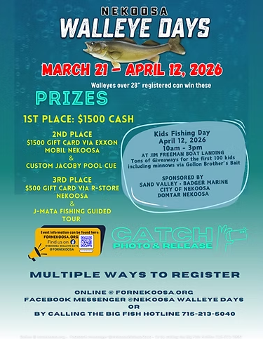 Nekoosa Walleye Days: Kids Fishing Contest