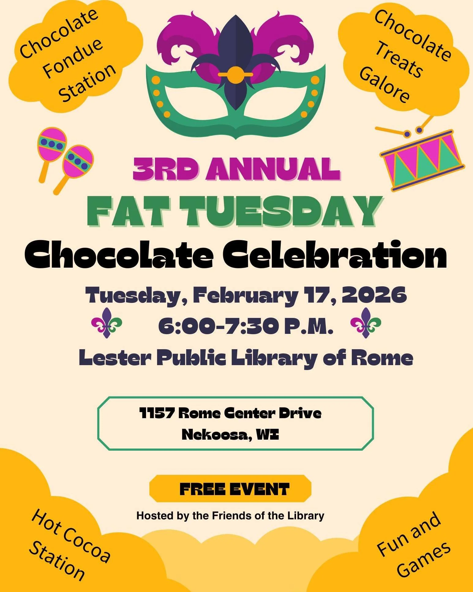 Fat Tuesday Chocolate Celebration