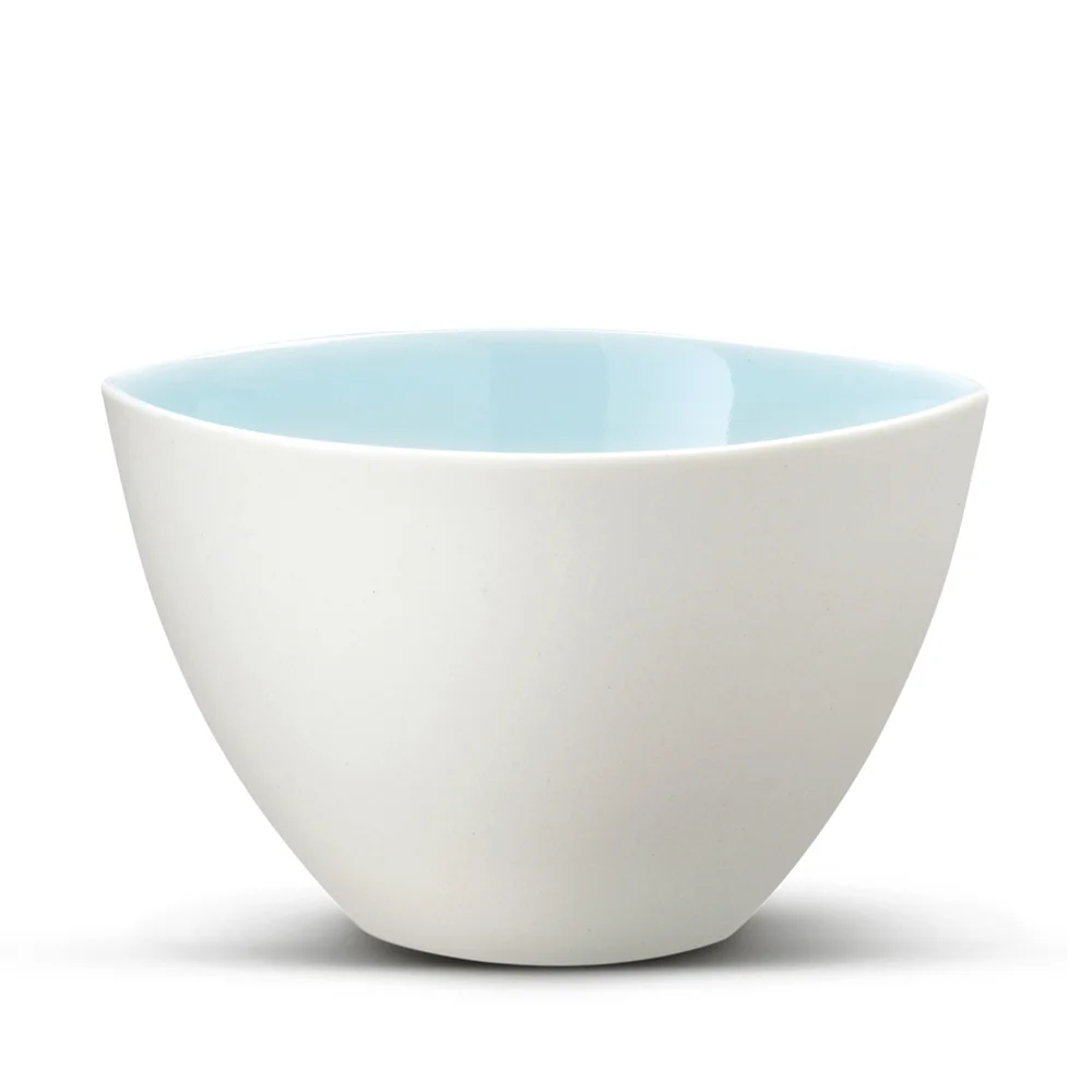 Ceramic cup/bowl, iceblue, by Ditte Fischer Copenhagen