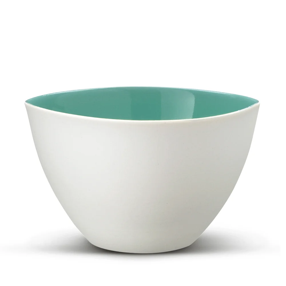 Ceramic cup/bowl, petrol, by Ditte Fischer Copenhagen