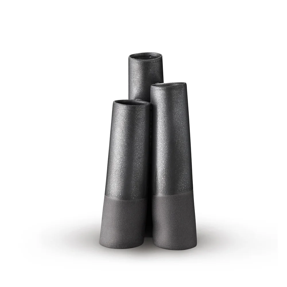Handcrafted ceramic TUBE vase by Ditte Fischer Copenhagen