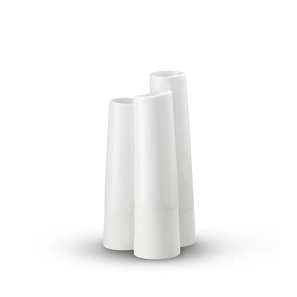 Handmade ceramic TUBE vase by Ditte Fischer Copenhagen