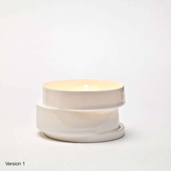 STACKED tealight candleholder. handcrafted by Lars Rank, Copenhagen