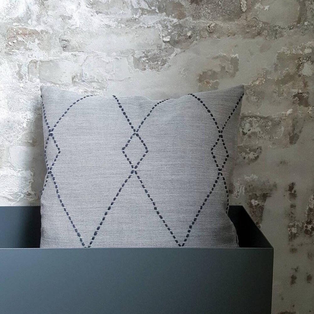 Berber Handmade cushion-cover 50x50 WHITE – THÏAB
