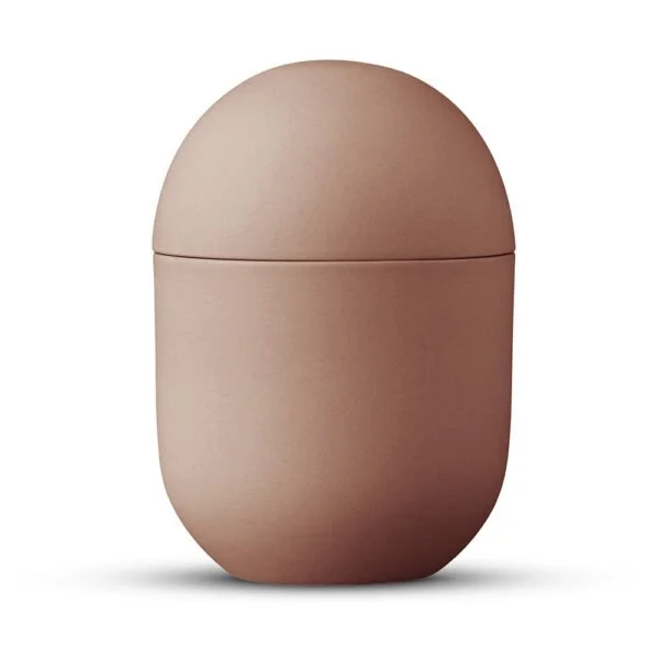 BONBONNIERE/LIDDED JAR, TERRACOTTA