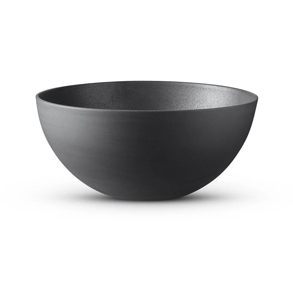 TALL BOWL, LARGE, BLACK