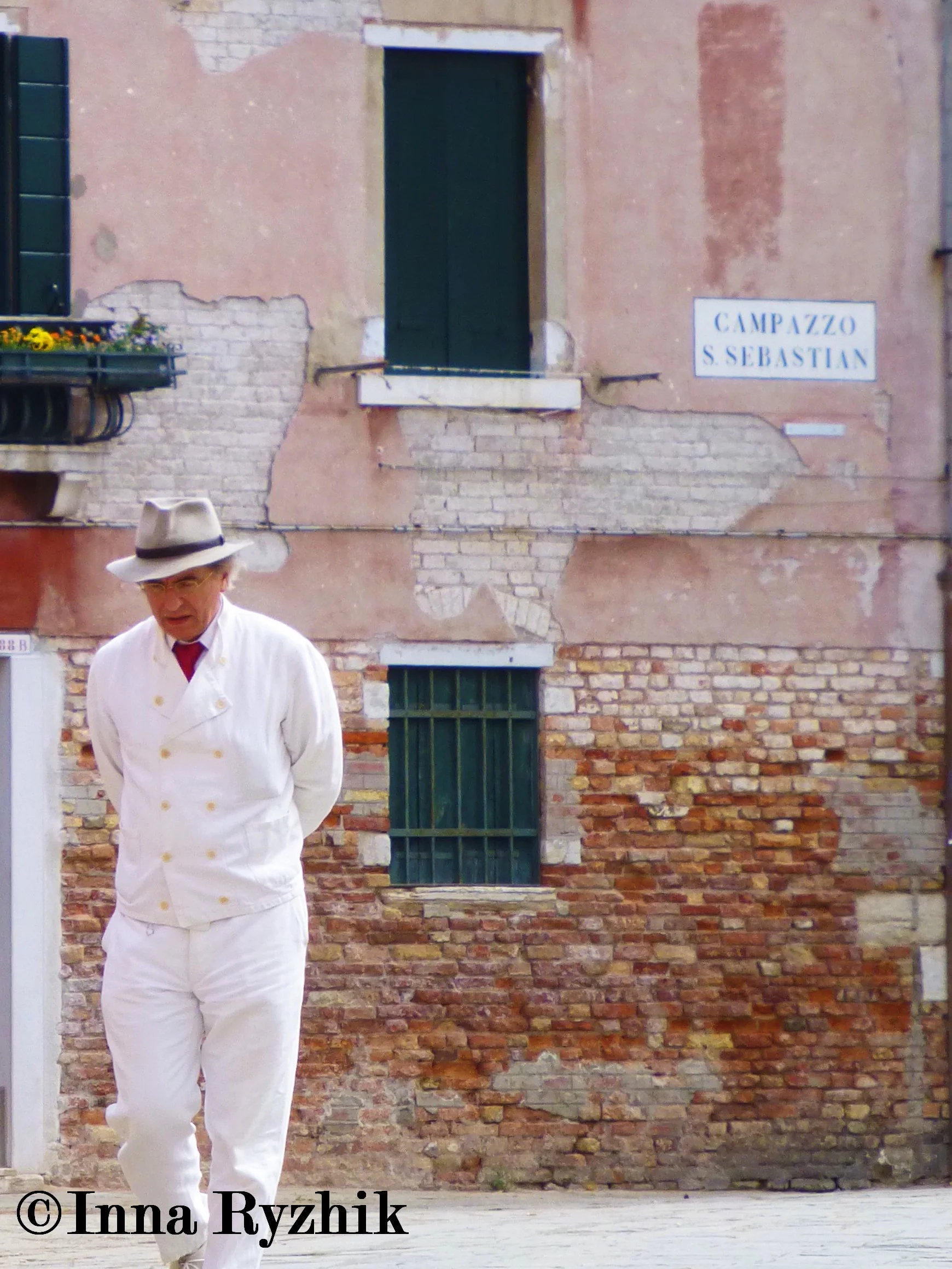 Man in White