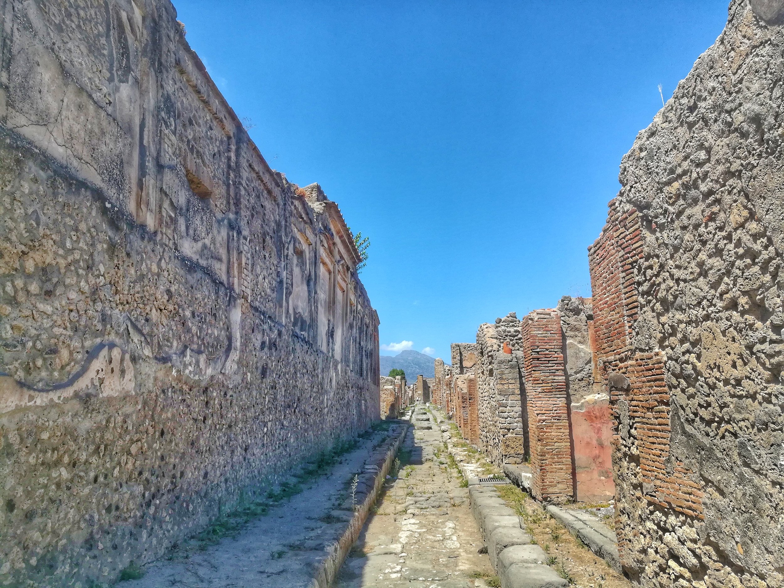 The Pompeii ruins