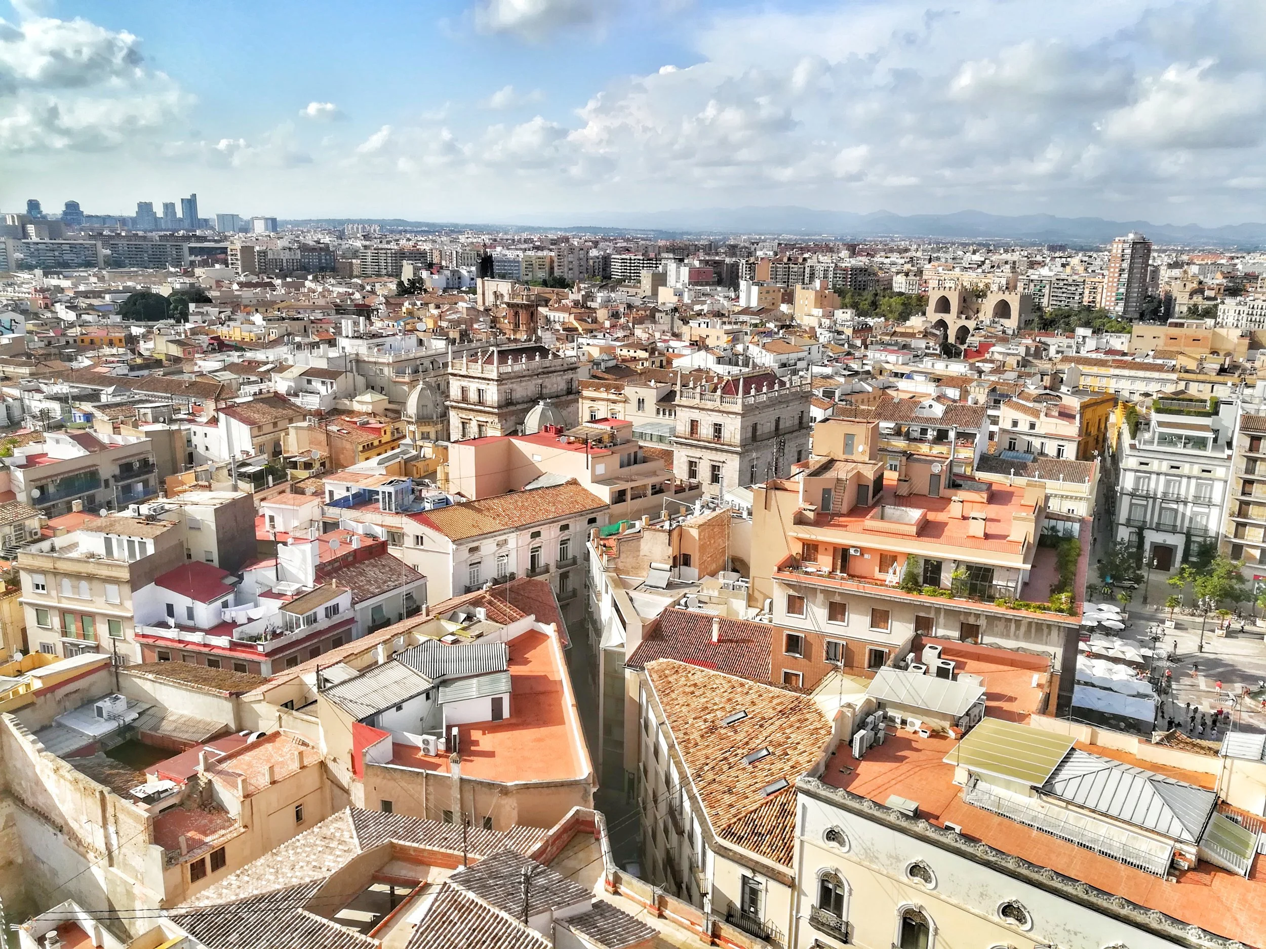 Gorgeous views from top of cathedral tower