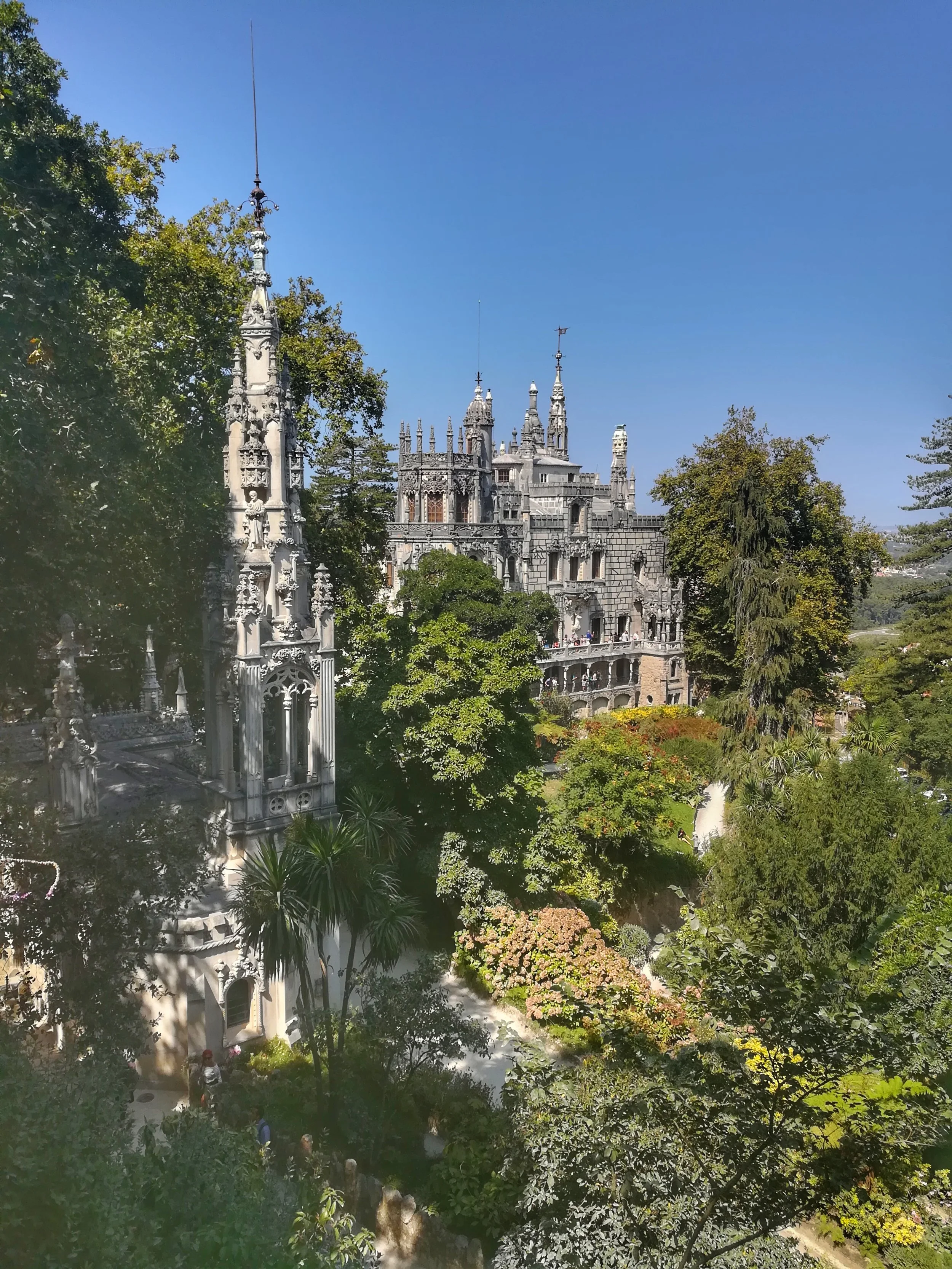 He mansion that vy rich people had built and lived in called Quinta da Regaleira. 