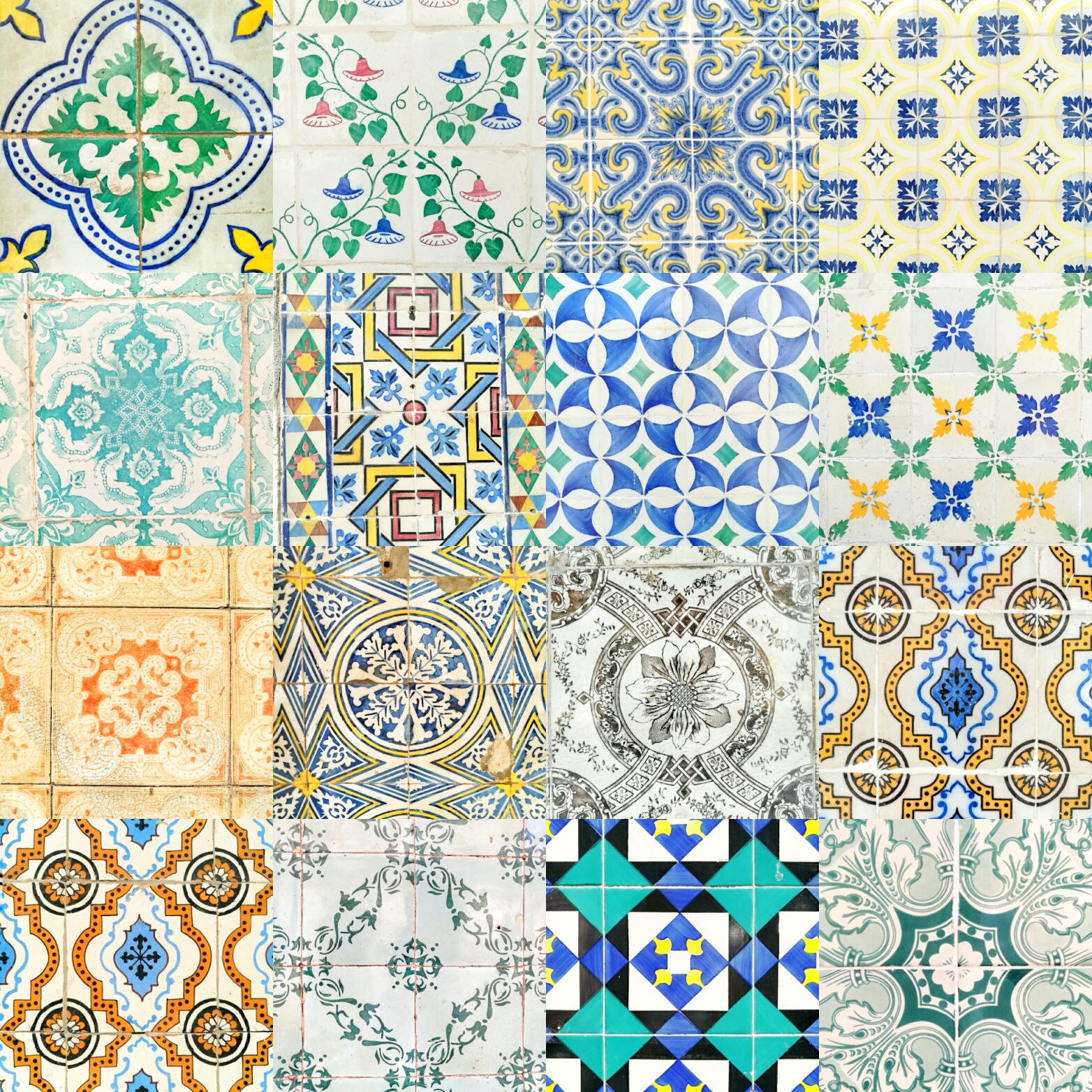 Just some of the awesome patterns that covered the buildings facades