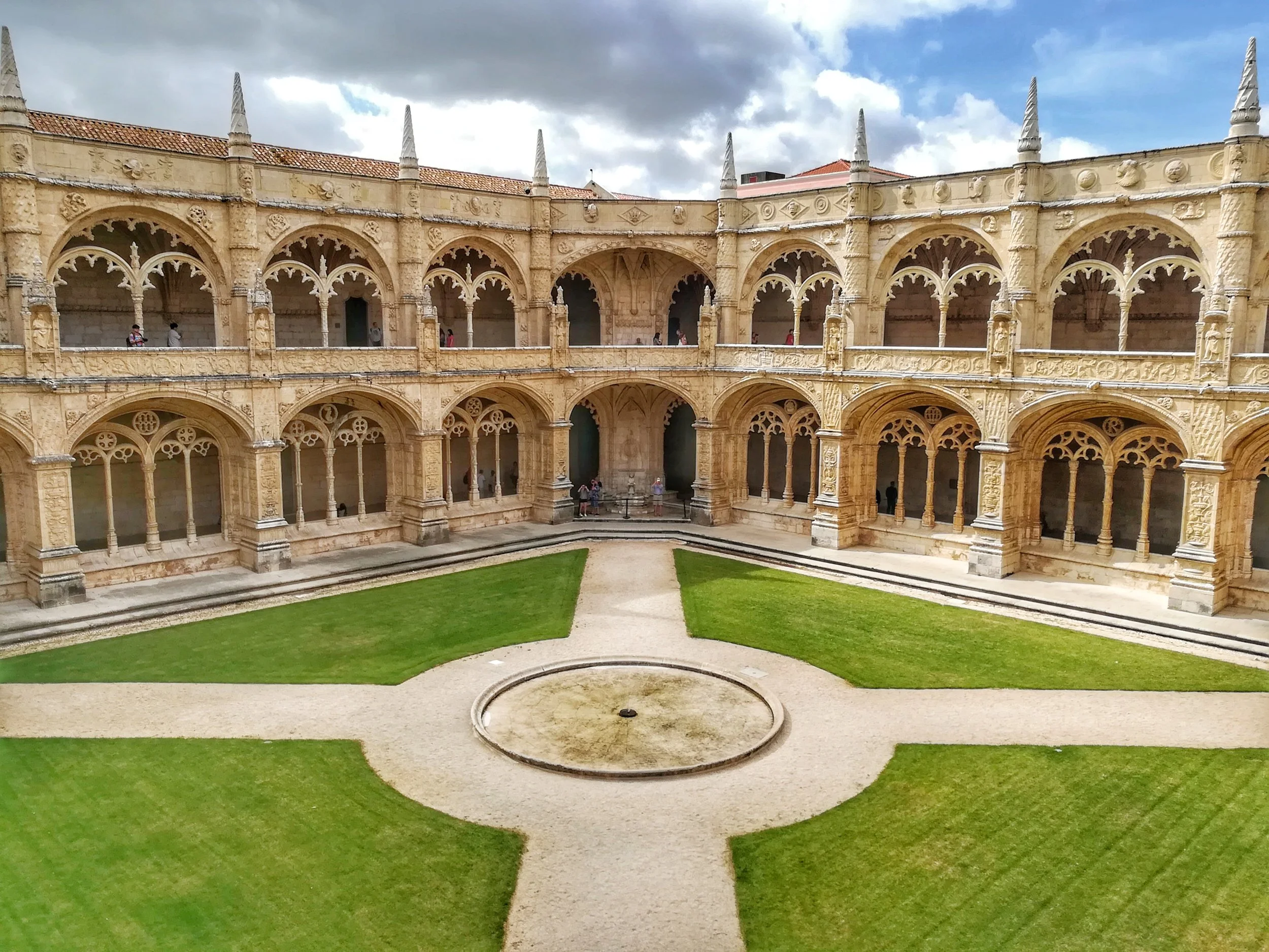 The 500 year old monastery also showcases a detailed historic timeline of Portugal, and a cathedral 