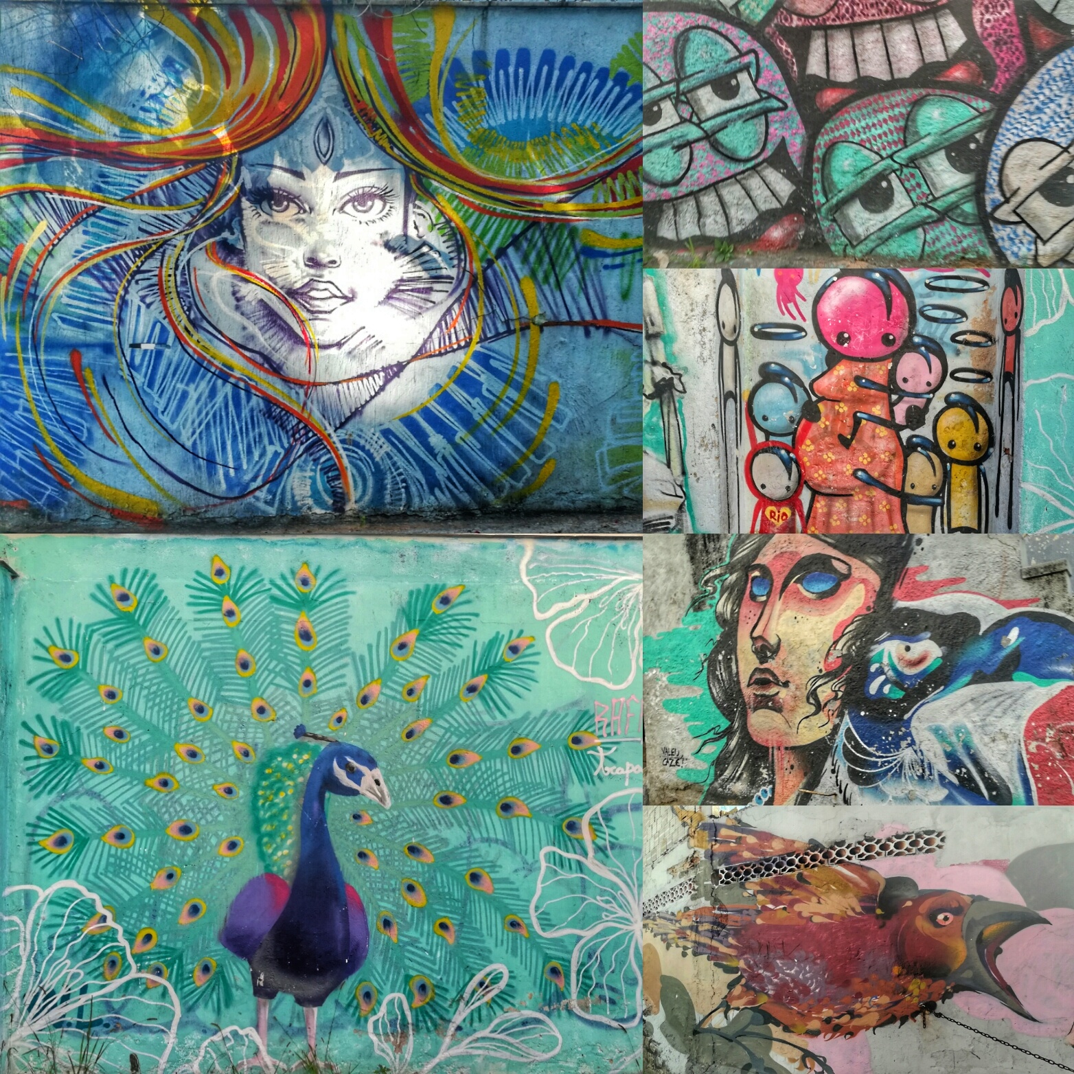 Streets full of artworks like these. Never a boring street!