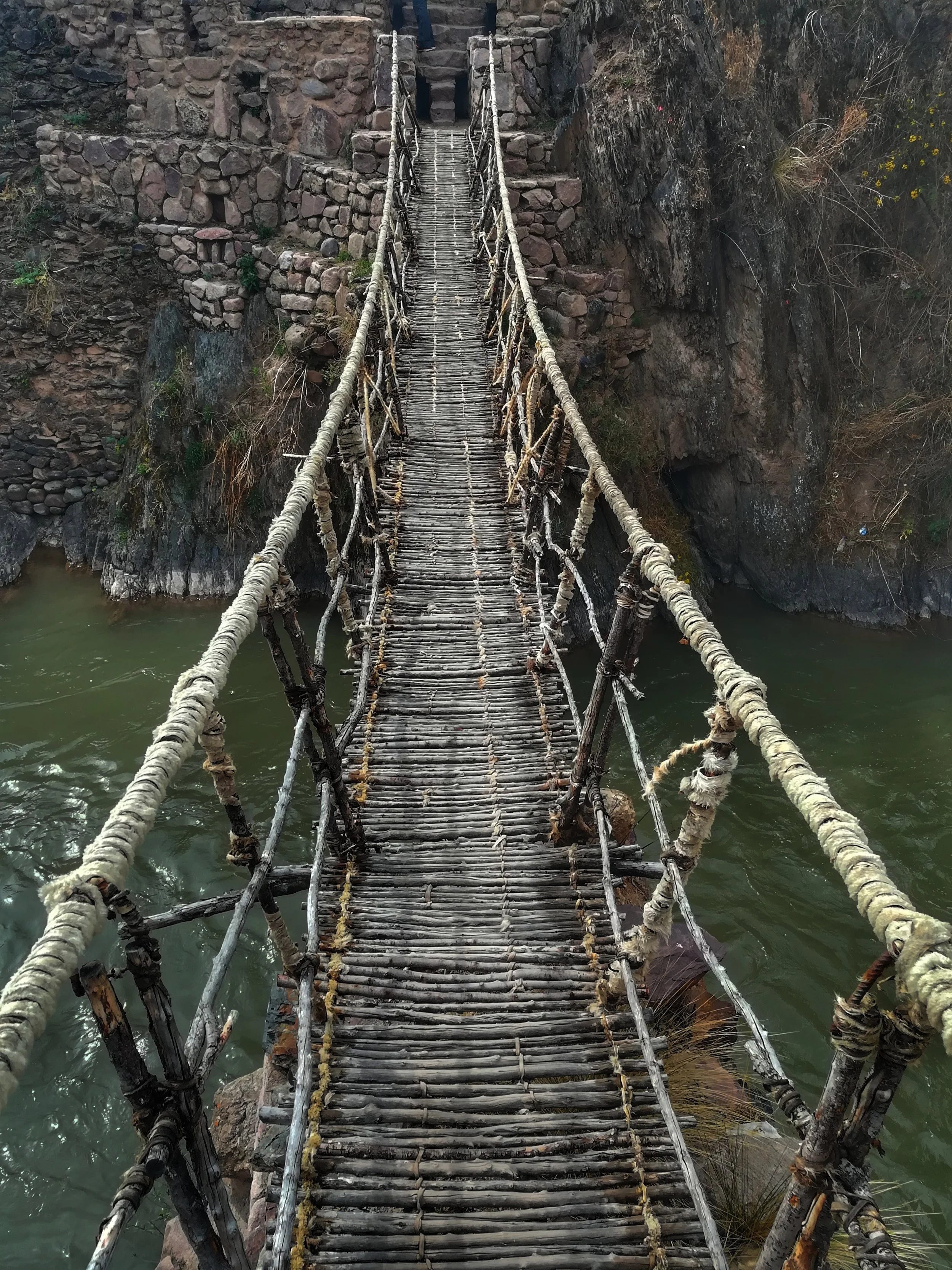 Inca bridge we walked on!